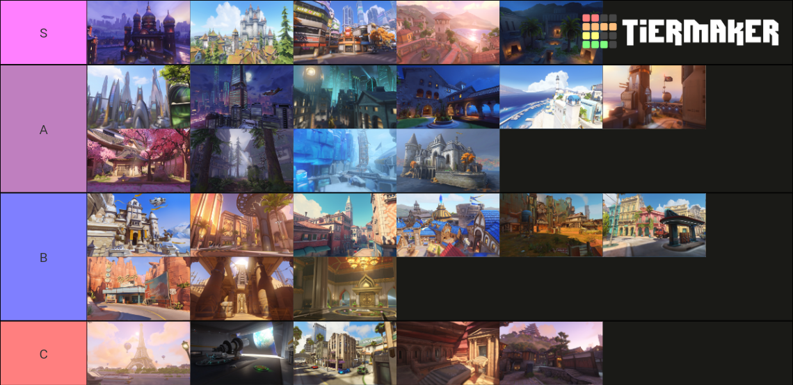 Overwatch Map (2021) Tier List (Community Rankings) - TierMaker