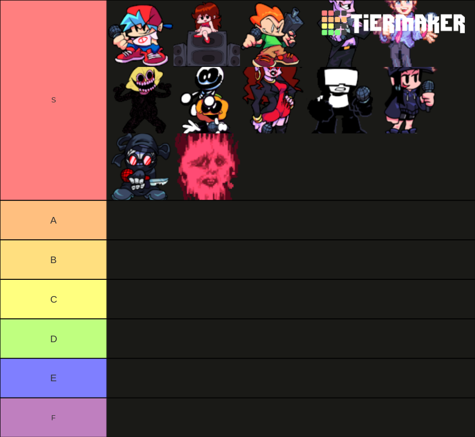 Every FNF Character ranked Tier List (Community Rankings) - TierMaker