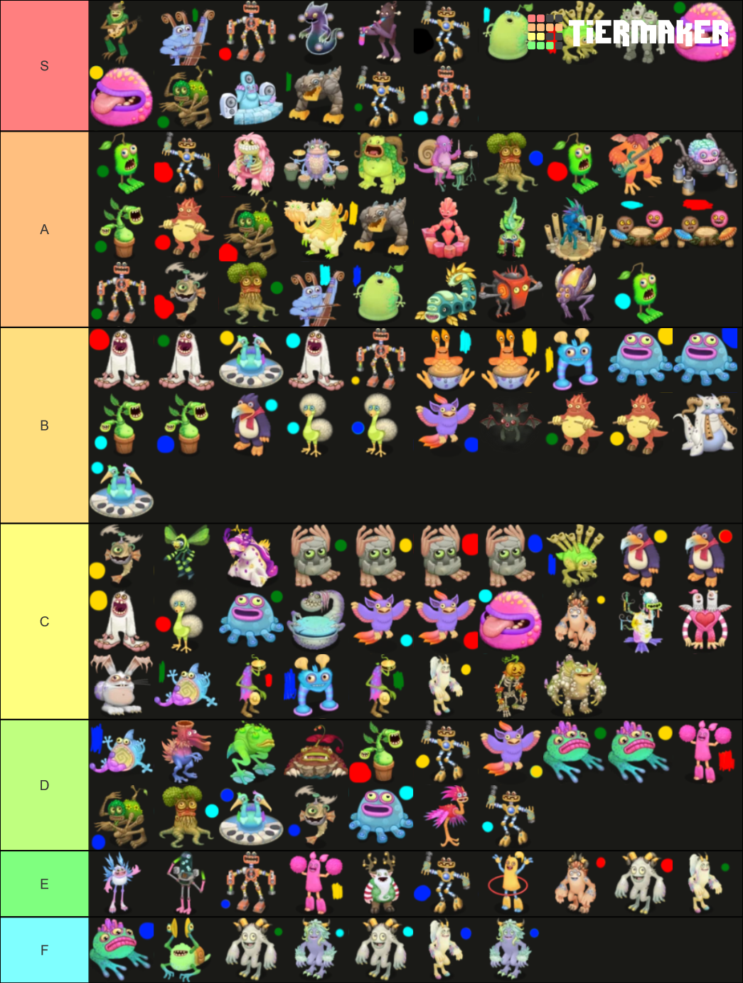 MSM Natural Island and Wublin Monsters AND Wubbox Tier List (Community ...