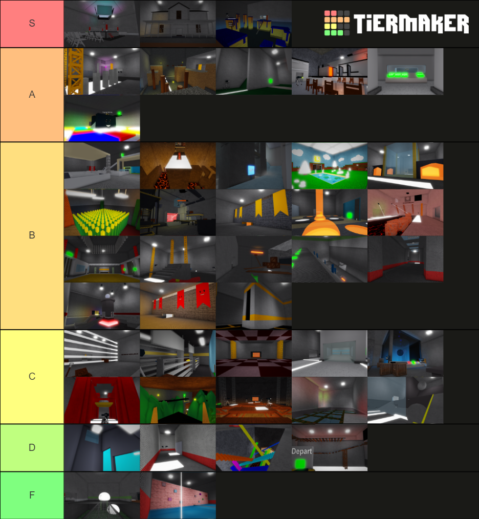 Roblox Infectious Smile Maps Tier List Community Rankings TierMaker