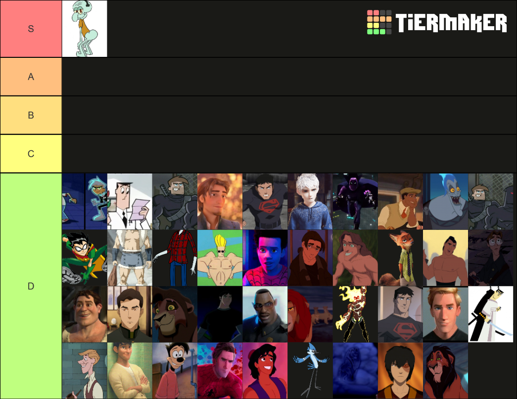 Hot Cartoon Characters Tier List Community Rankings Tiermaker