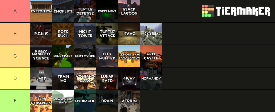 Super Zombie Fortress Map Tier List (Community Rankings) - TierMaker