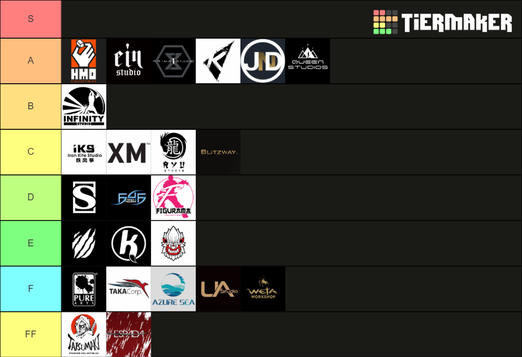 Statue Company Tier List Rankings) TierMaker