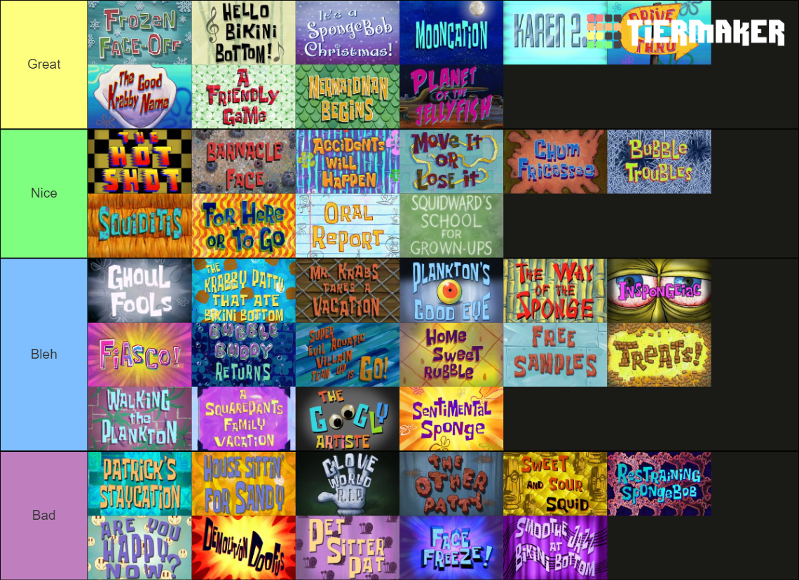 spongebob-season-8-tier-list-community-rankings-tiermaker