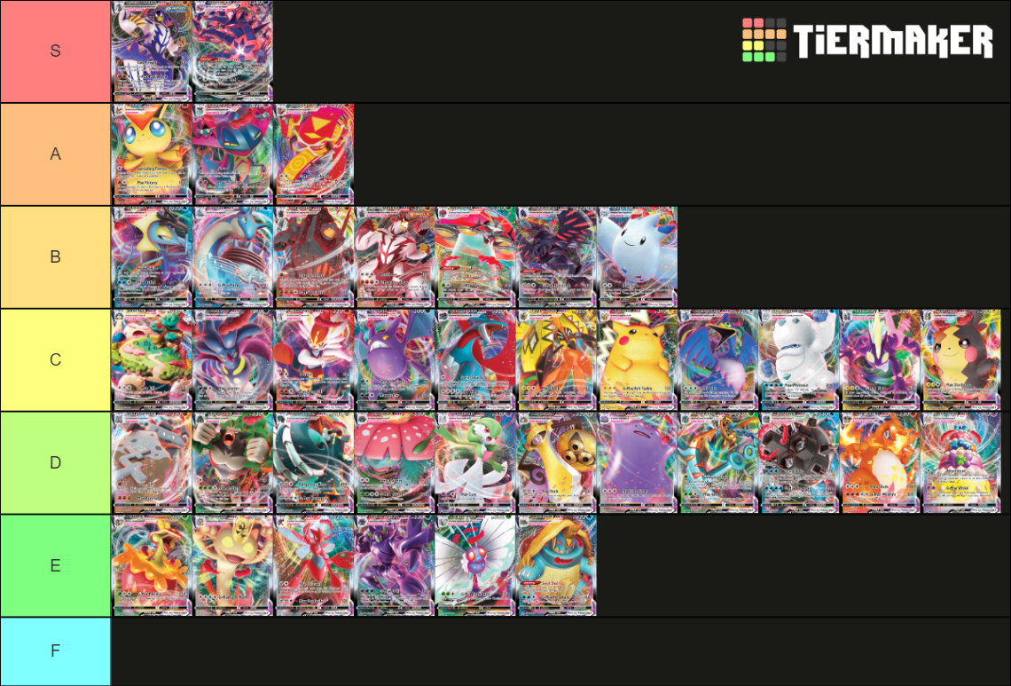 VMAX Pokémon Cards Tier List (Community Rankings) - TierMaker