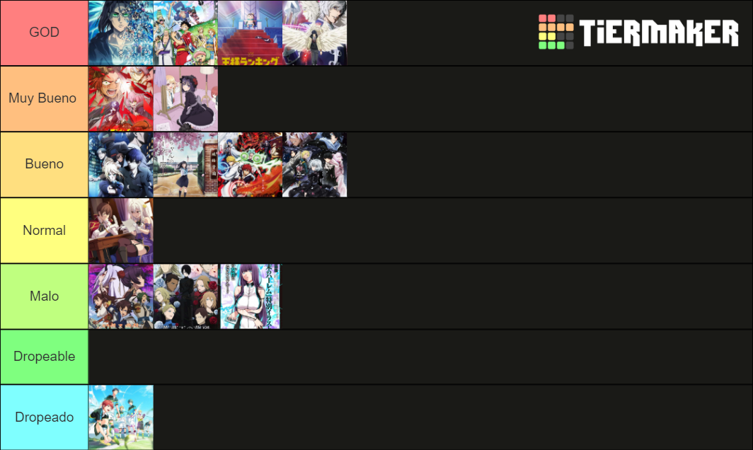 Animes Invierno Tier List Community Rankings Tiermaker