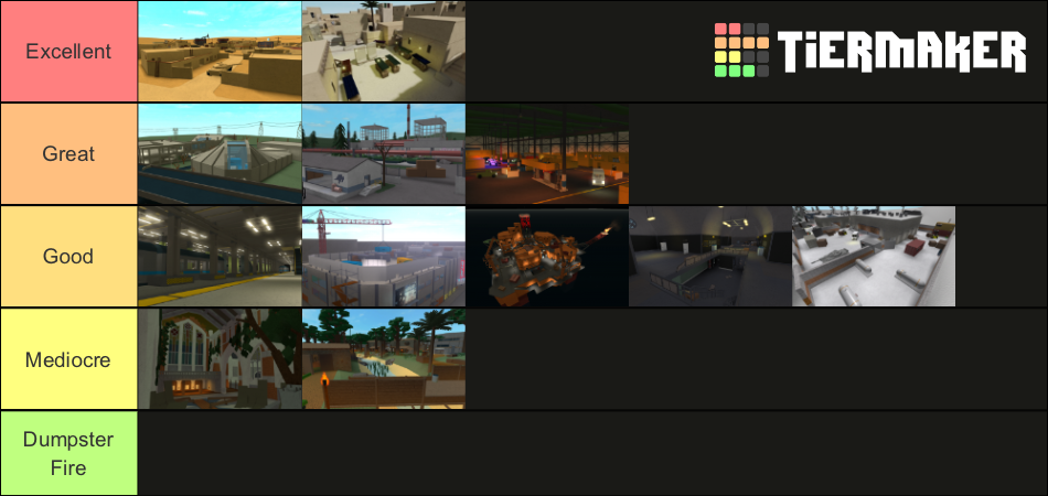 Phantom Forces Maps Tier List (Community Rankings) - TierMaker