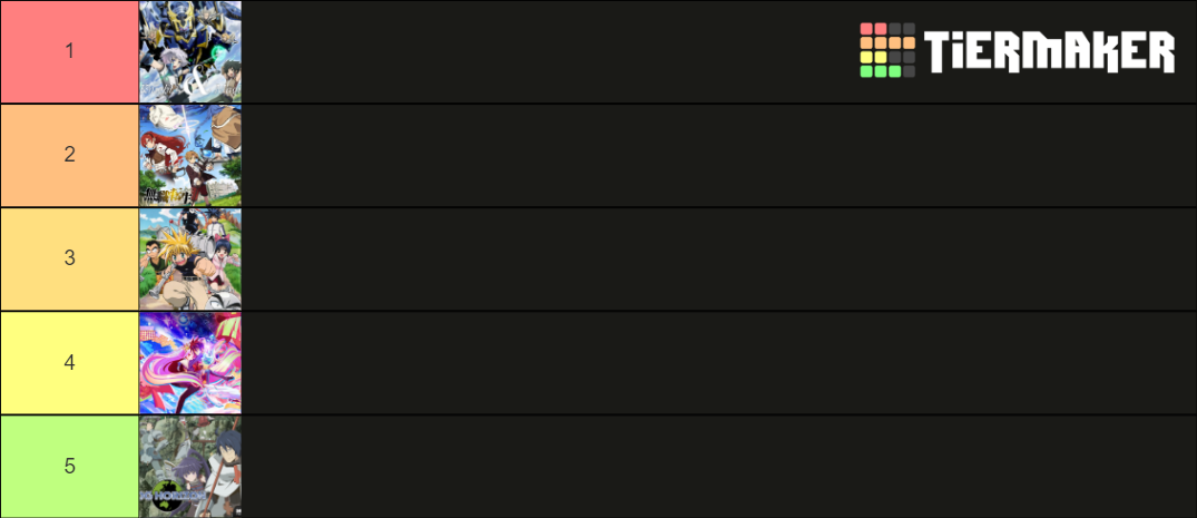 Fantasy Anime Ranking Tier List (Community Rankings) - TierMaker