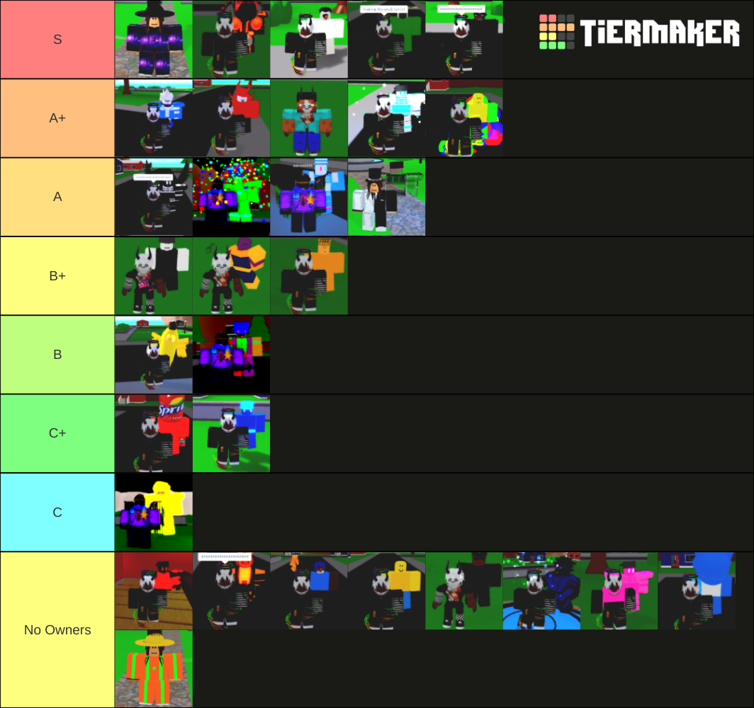 Leq's Bootleg Adventure Unob Stand Tierlist Tier List (Community ...