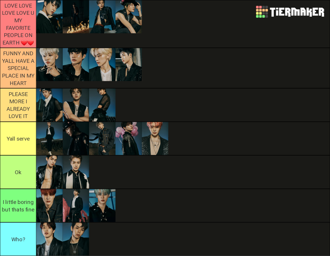 NCT Visual Ranking Tier List (Community Rankings) - TierMaker