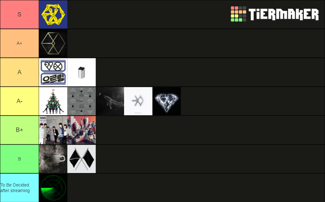 EXO Discography Tier List (Community Rankings) - TierMaker