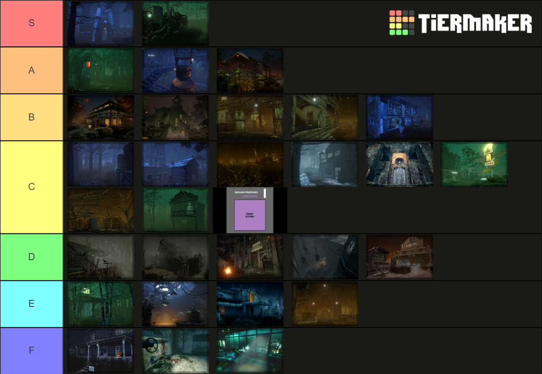 Dead By Daylight - Maps (Patch 5.0.0) Tier List (Community Rankings ...