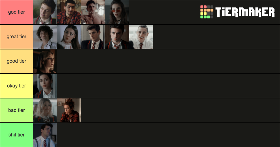 'elite' characters, ranked Tier List Rankings) TierMaker