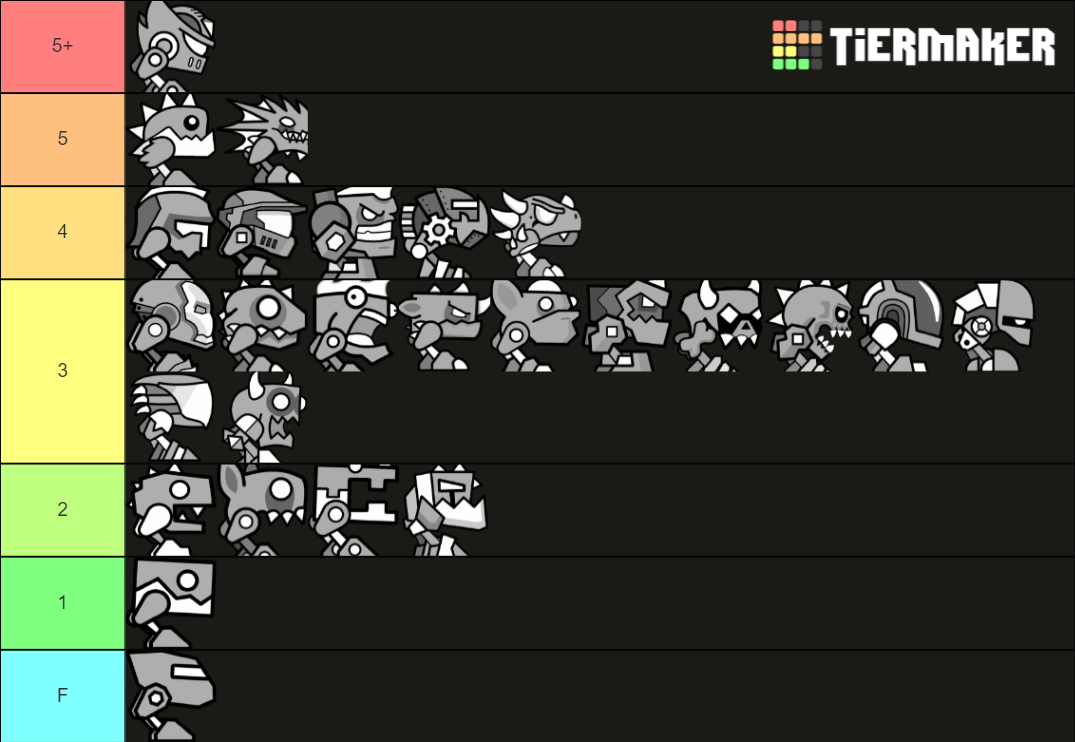 geometry dash robot 8 Tier List Rankings) TierMaker