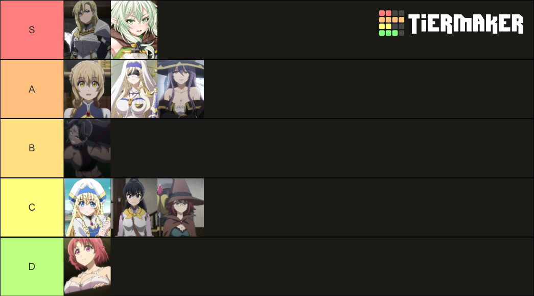 Goblin Slayer Waifu Tier List (Community Rankings) - TierMaker