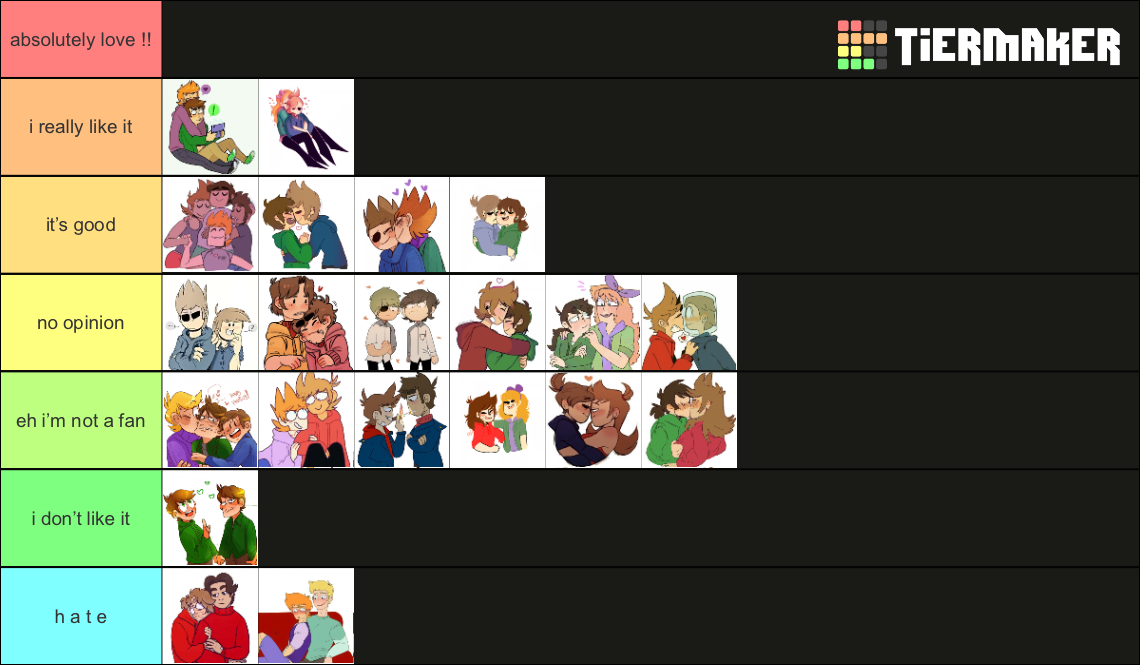 eddsworld ships Tier List Rankings) TierMaker