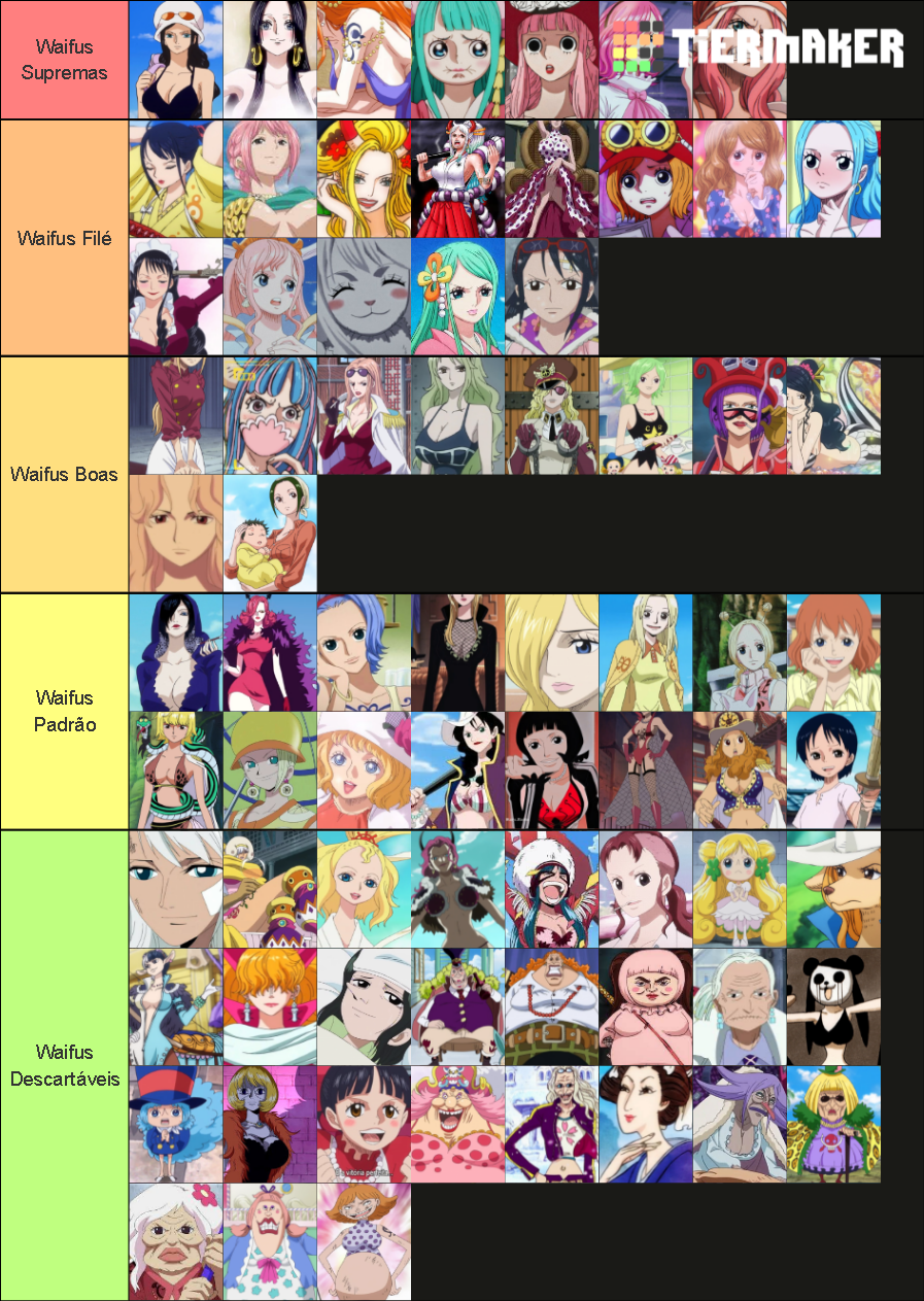 One Piece Waifus Tier List Rankings) TierMaker