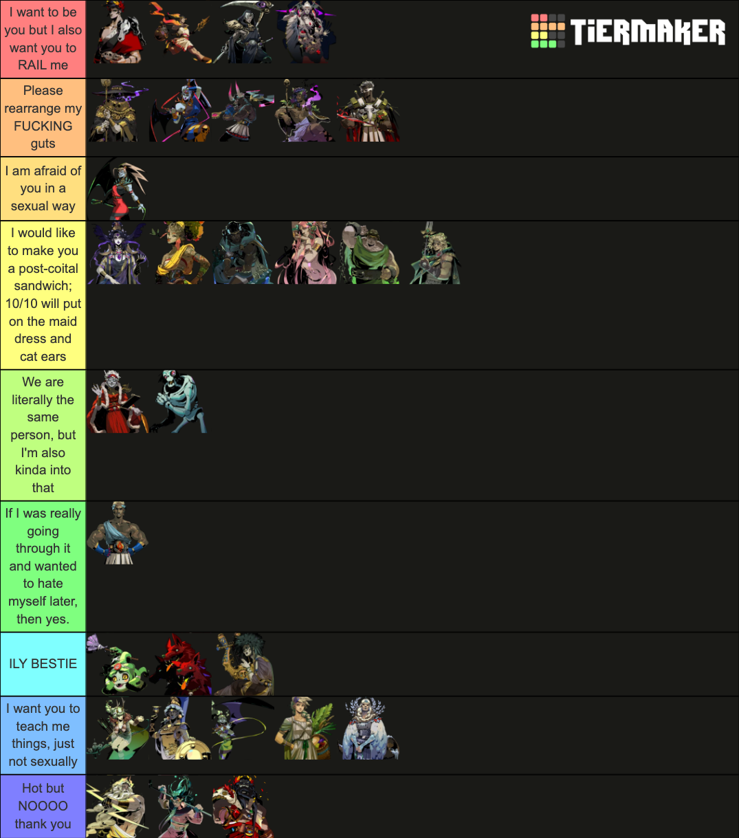 Hades Main Characters Tier List Community Rankings TierMaker hades-main-characters-tier-list-community-rankings-tiermaker