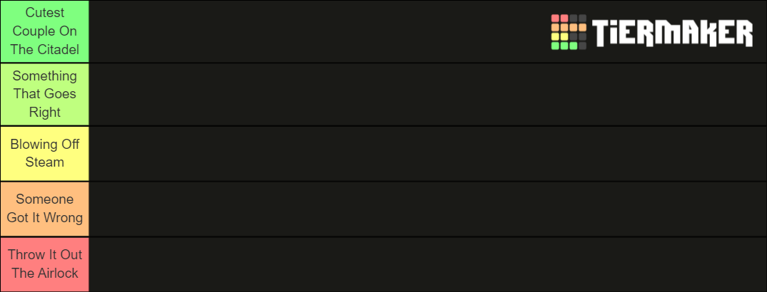 Mass Effect Romance Option 1 3 Tier List Community Rankings TierMaker   Mass Effect Romance Option Tier List 1 3 1122084 1626227215 