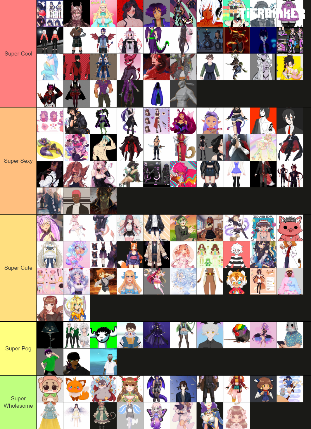 Vtuber Appreciation Tier List Community Rankings Tiermaker 8186