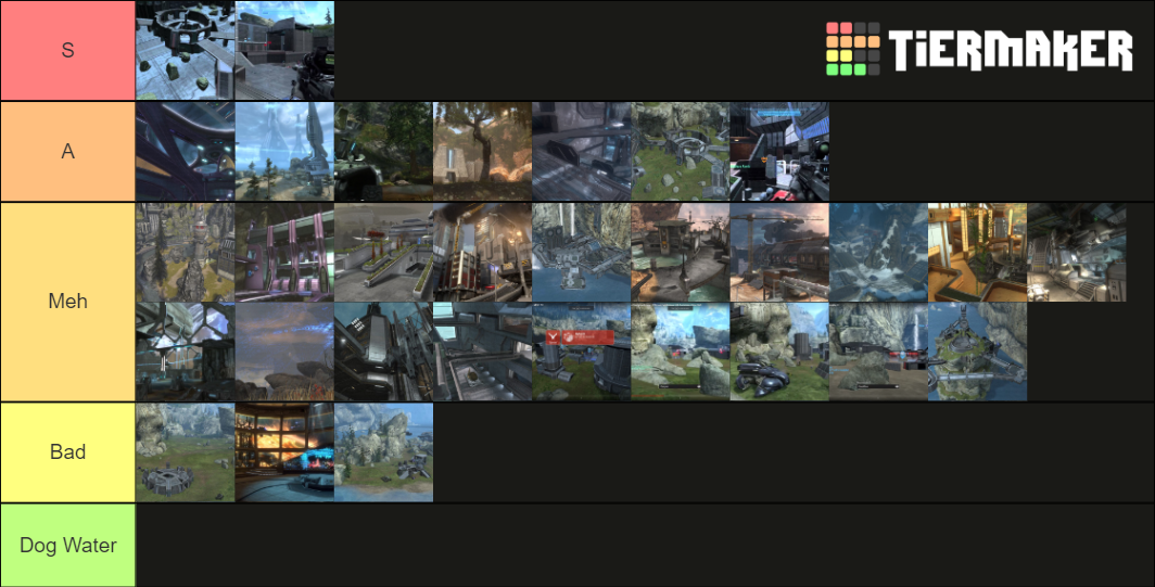 Halo Reach Maps Tier List (Community Rankings) - TierMaker