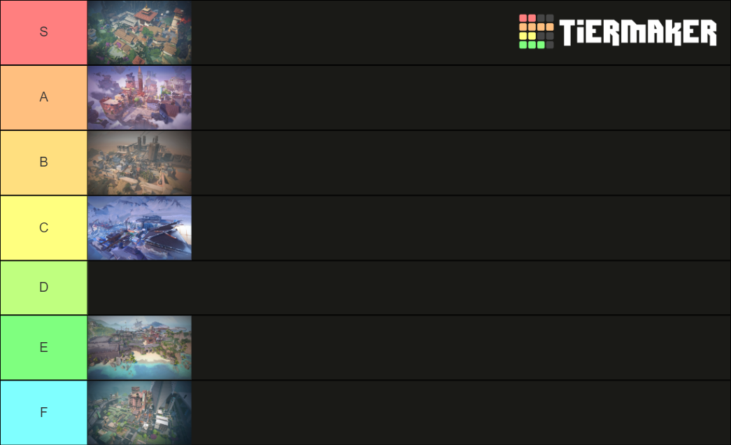 Valorant Map Tierlist (w/ Breeze) Tier List (Community Rankings) - TierMaker