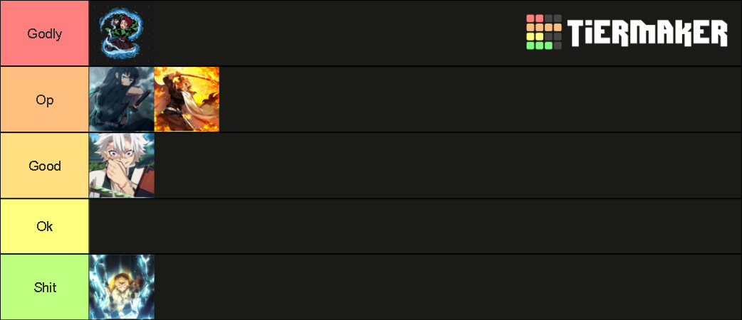 Demon Fall Breathing Styles Tier List (Community Rankings) - TierMaker