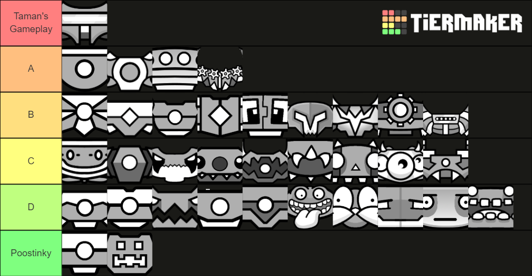 Geometry Dash UFOs Tier List (Community Rankings) - TierMaker