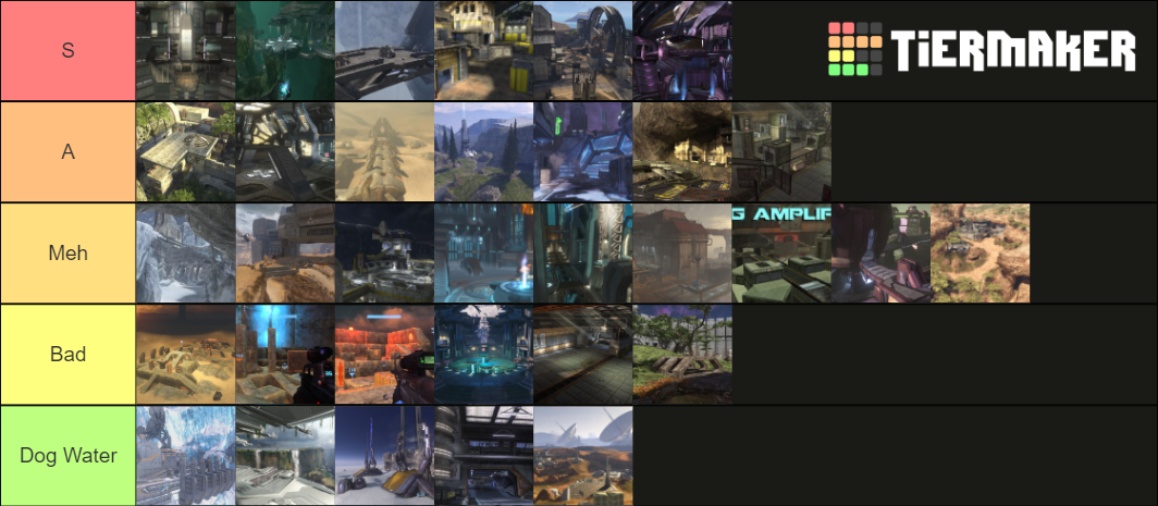 Halo 3 Maps Tier List (Community Rankings) - TierMaker