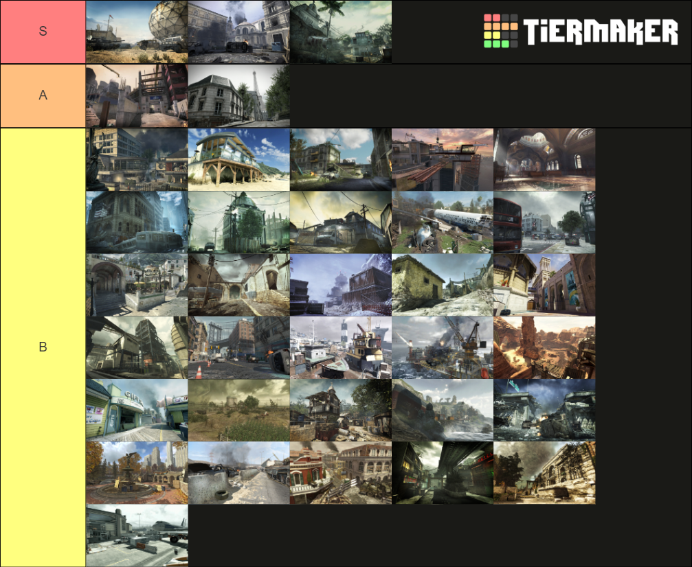 Call Of Duty Modern Warfare 3 Maps Tier List (Community Rankings ...