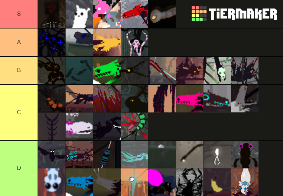 Rain World Creatures Tier List Community Rankings Tiermaker