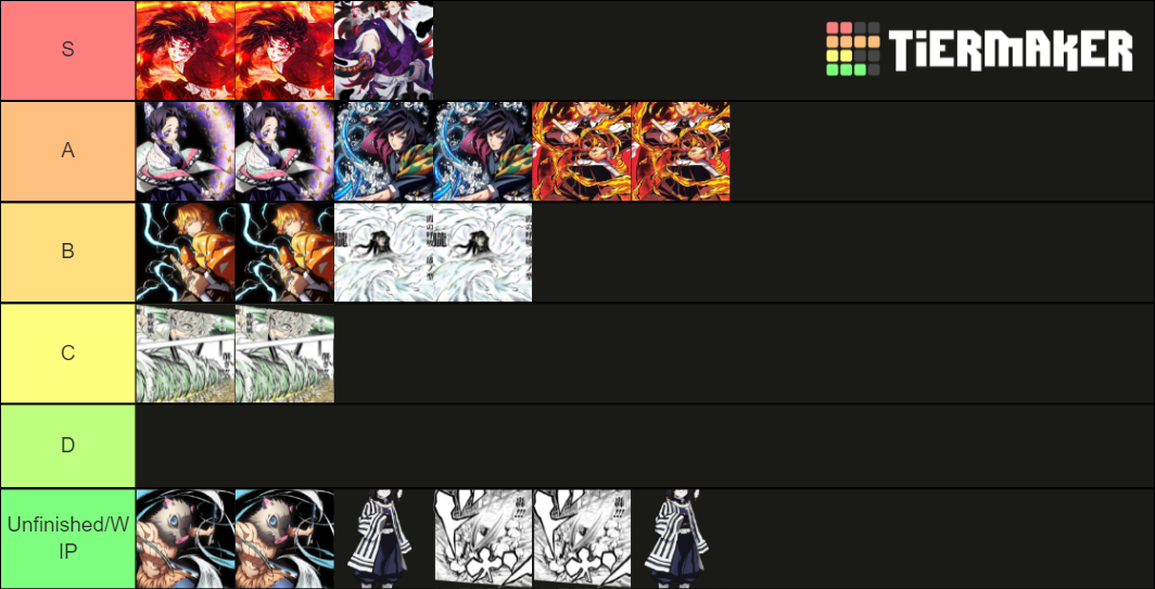 Breathing (DemonFall) Tier List (Community Rankings)   TierMaker