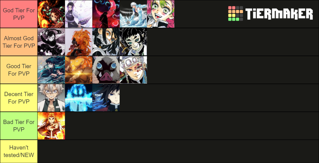 Slayers unleashed breathing style Tier List (Community Rankings ...