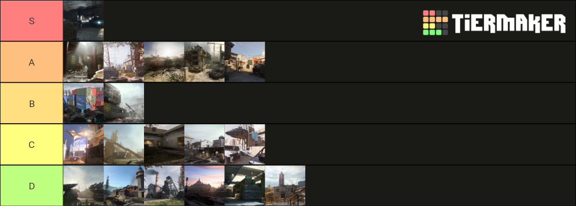 Modern Warfare Maps Tier List (Community Rankings) - TierMaker