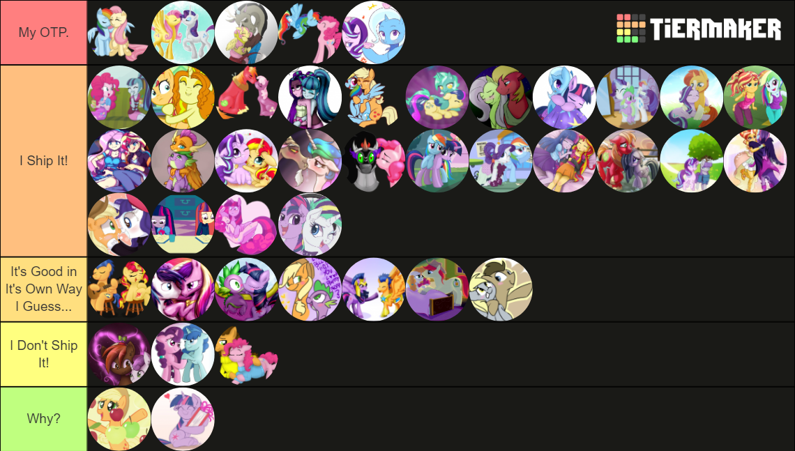 MLP Ships Tier List Community Rankings TierMaker mlp-ships-tier-list-community-rankings-tiermaker