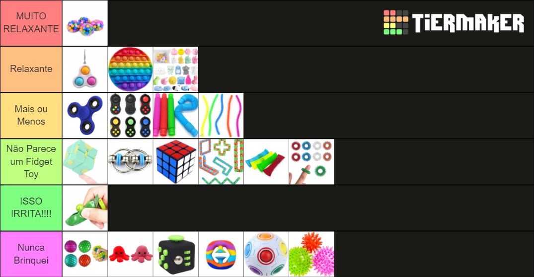 fidget list names