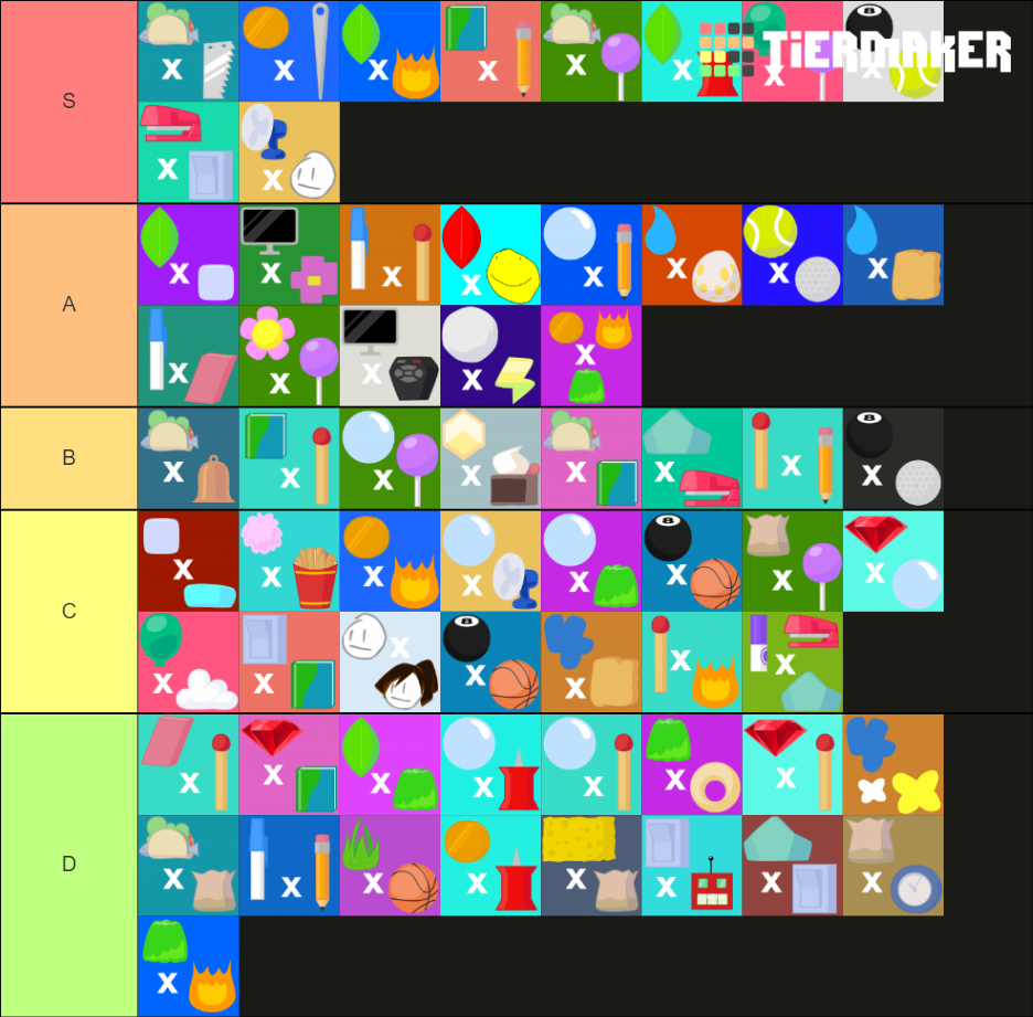 BFB Ships [OLD AND STUPID STOP USING THIS] Tier List