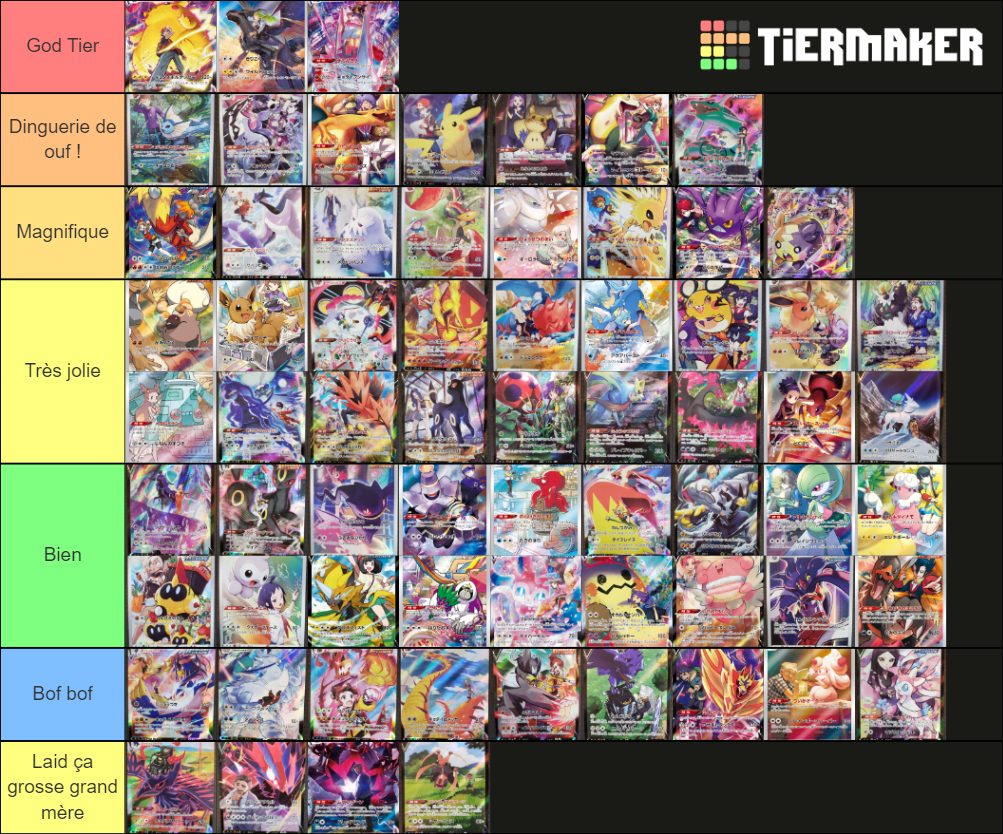 Pokemon TCG All VMAX Climax Character Rares Tier List