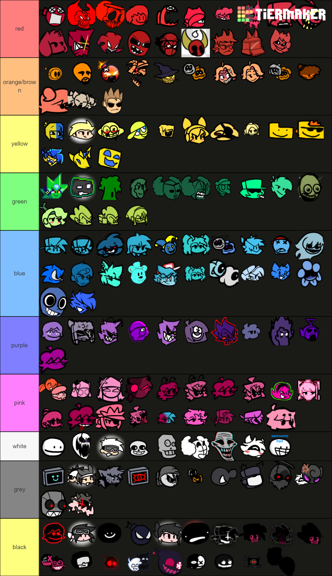 friday night funkin' friends (+ mods) Tier List (Community Rankings ...