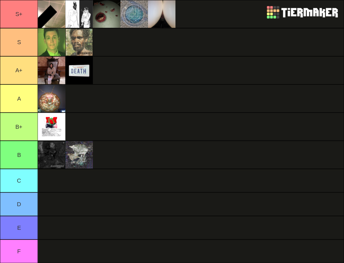 Death Grips ranked Tier List Rankings) TierMaker
