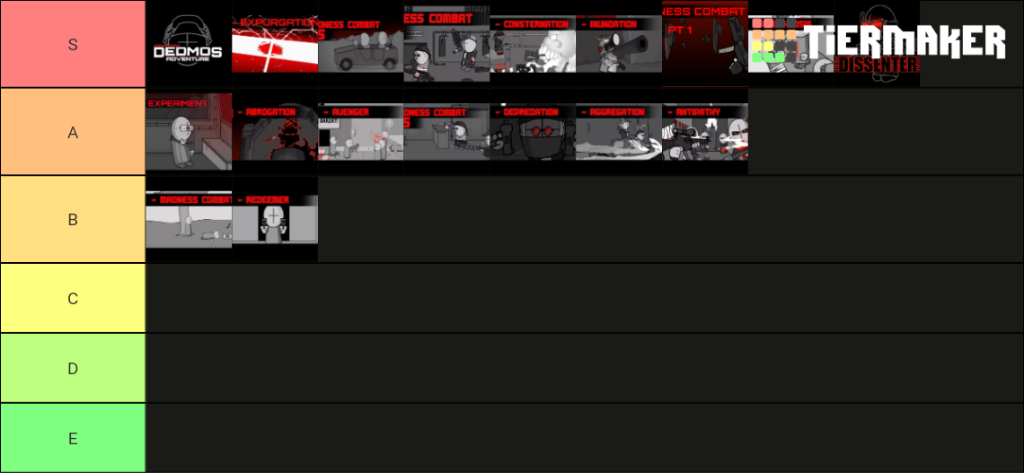 Madness Combat Episodes Tier List Rankings) TierMaker