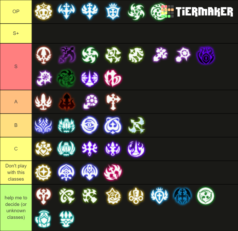 Dragon nest 3rd tier classes Tier List (Community Rankings) - TierMaker