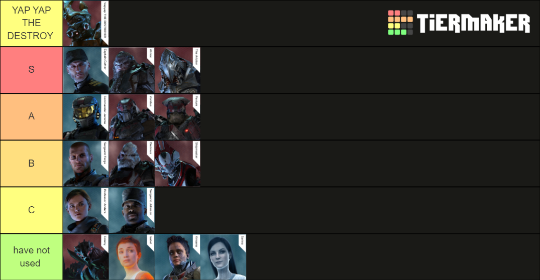 Halo Wars 2 leaders Tier List Rankings) TierMaker