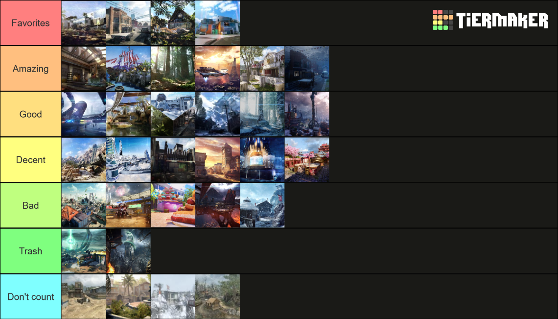 Bo3 maps Tier List Rankings) TierMaker