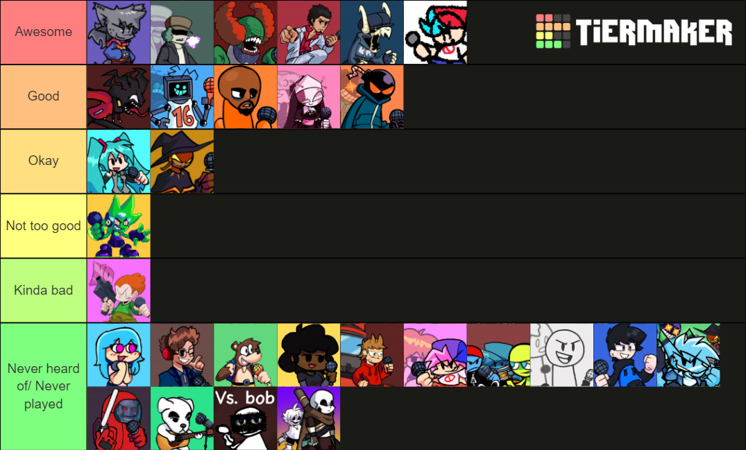 FNF Mods Tier List (Community Rankings) - TierMaker