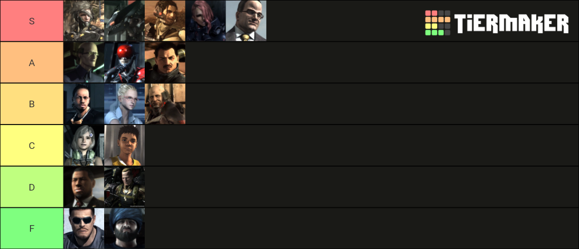 metal-gear-rising-revengeance-tier-list-community-rankings-tiermaker