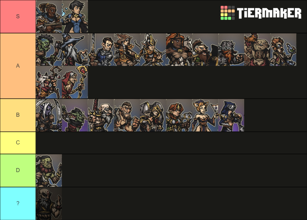 Darkest AFK Heroes List Tier List (Community Rankings) - TierMaker