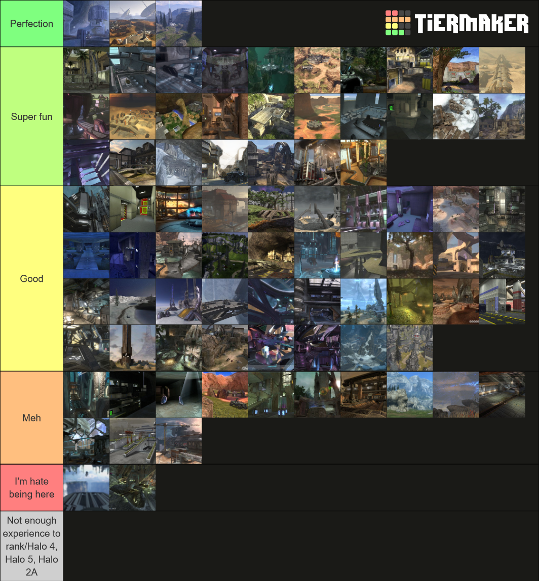 (FPS) All Halo Multiplayer Maps Tier List (Community Rankings) - TierMaker