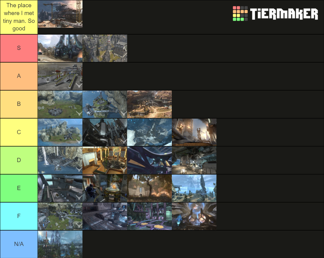 Halo Reach Maps Tier List (Community Rankings) - TierMaker