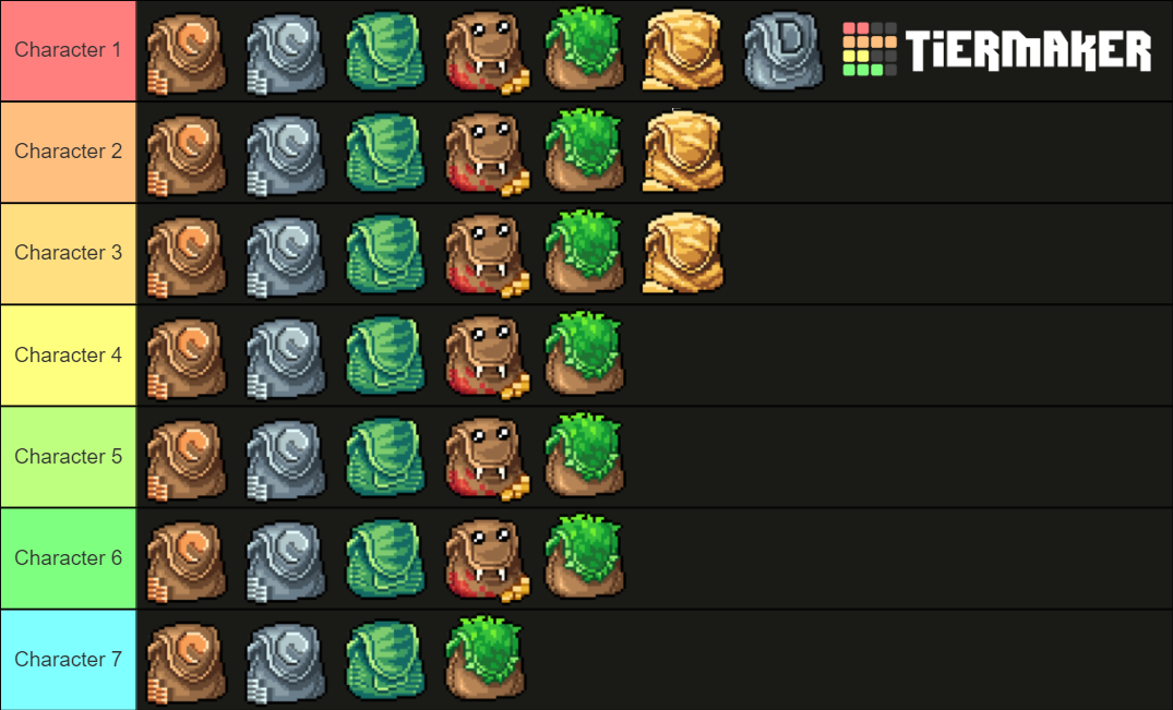 Idleon Bags and Pouches Tier List Rankings) TierMaker